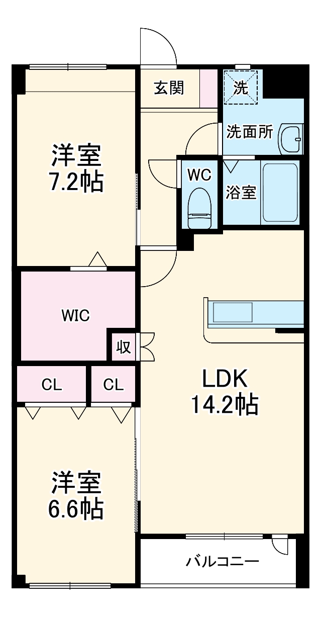 エクセル桜の間取り
