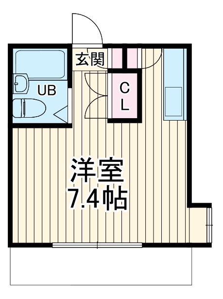 パールコーポ旭の間取り