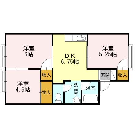 エスポワ清水の間取り