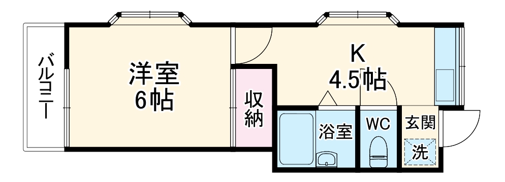 STハイツの間取り
