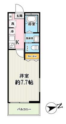 ソレイユ西大宮の間取り