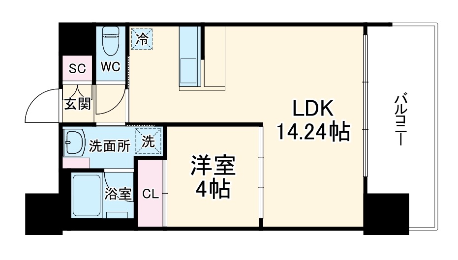 プレジオ大正の間取り