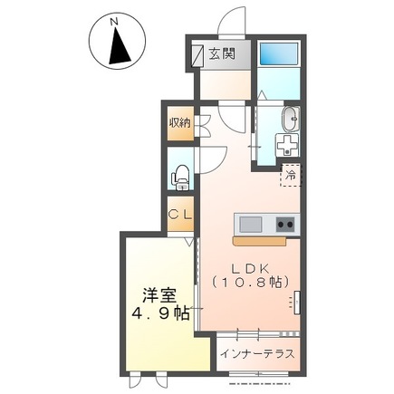 サントル ヴィラージュ村部Aの間取り