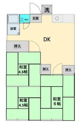 ハイツ・イズミの間取り