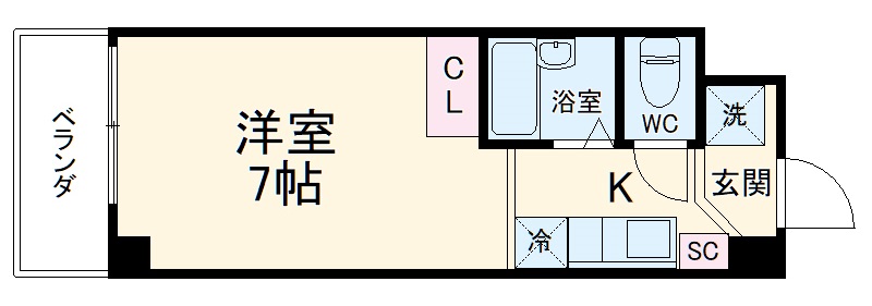 パルティーレさがみ野の間取り
