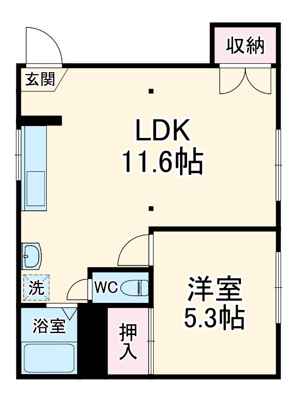 南柏パインヒル1号棟の間取り