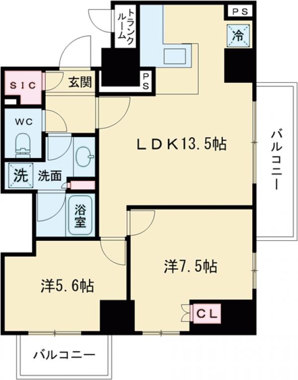 HF田端レジデンスの間取り