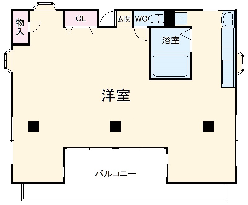 NYマンションの間取り