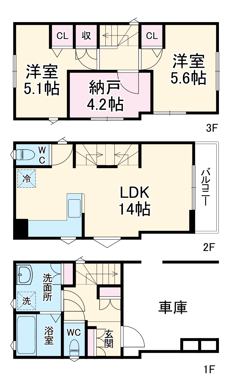Kolet谷塚の間取り