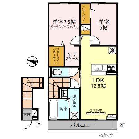 D-ROOM 嵯峨の間取り