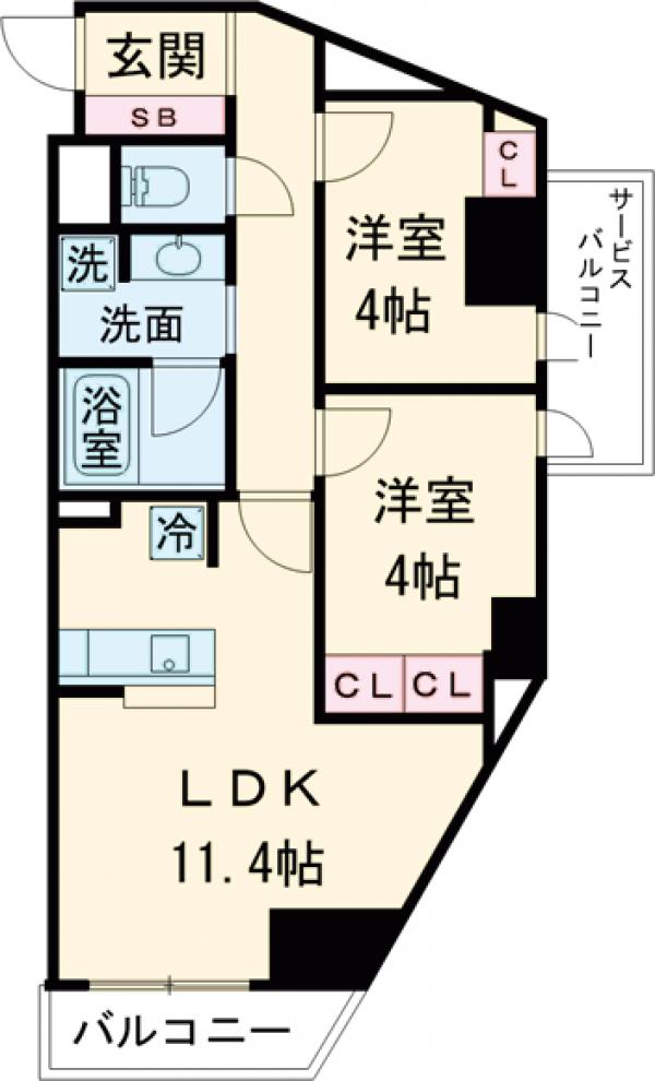 2/30 間取