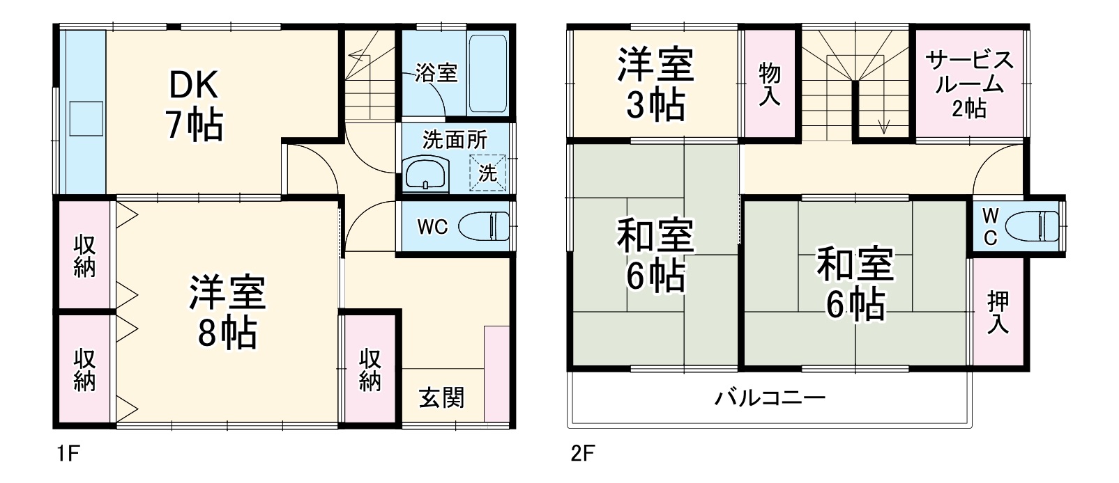 東光寺2丁目戸建ての間取り
