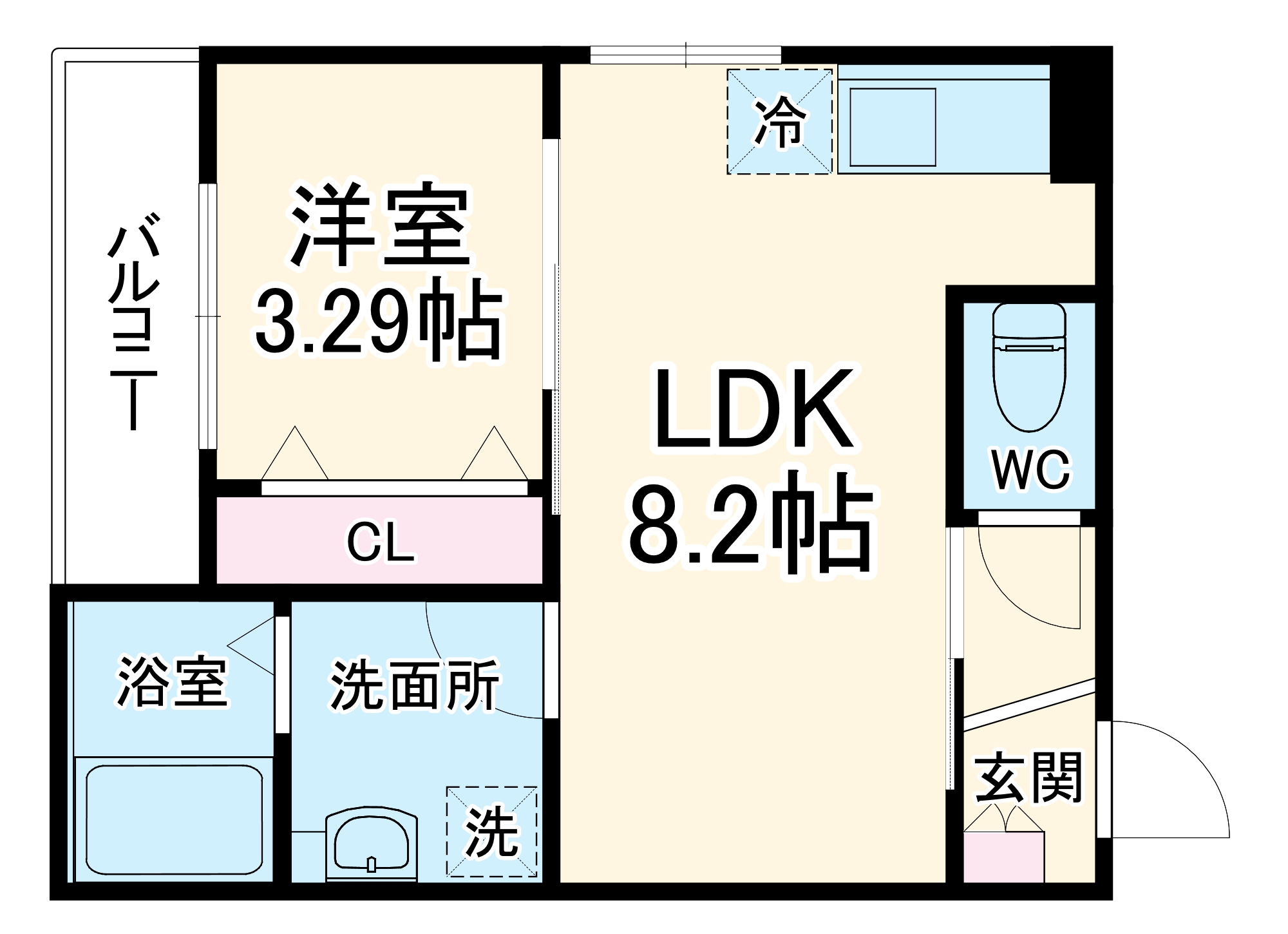 AJ春日部の間取り