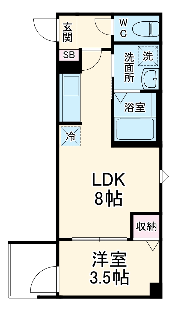 Robot home 鉄道博物館の間取り
