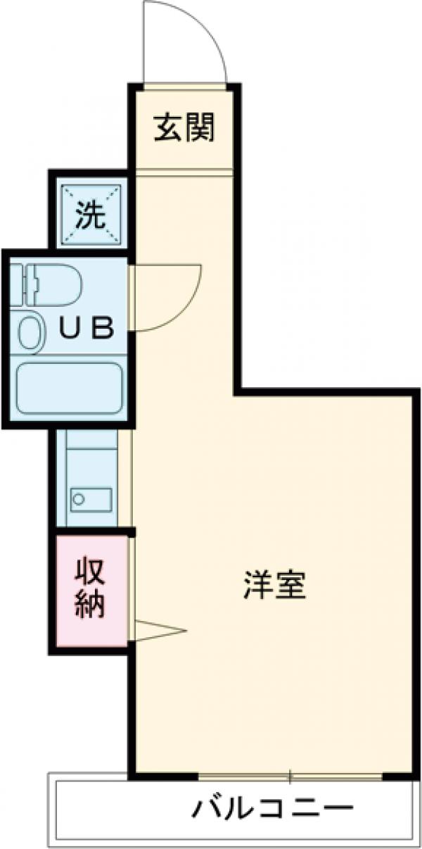 スカイコート両国の間取り