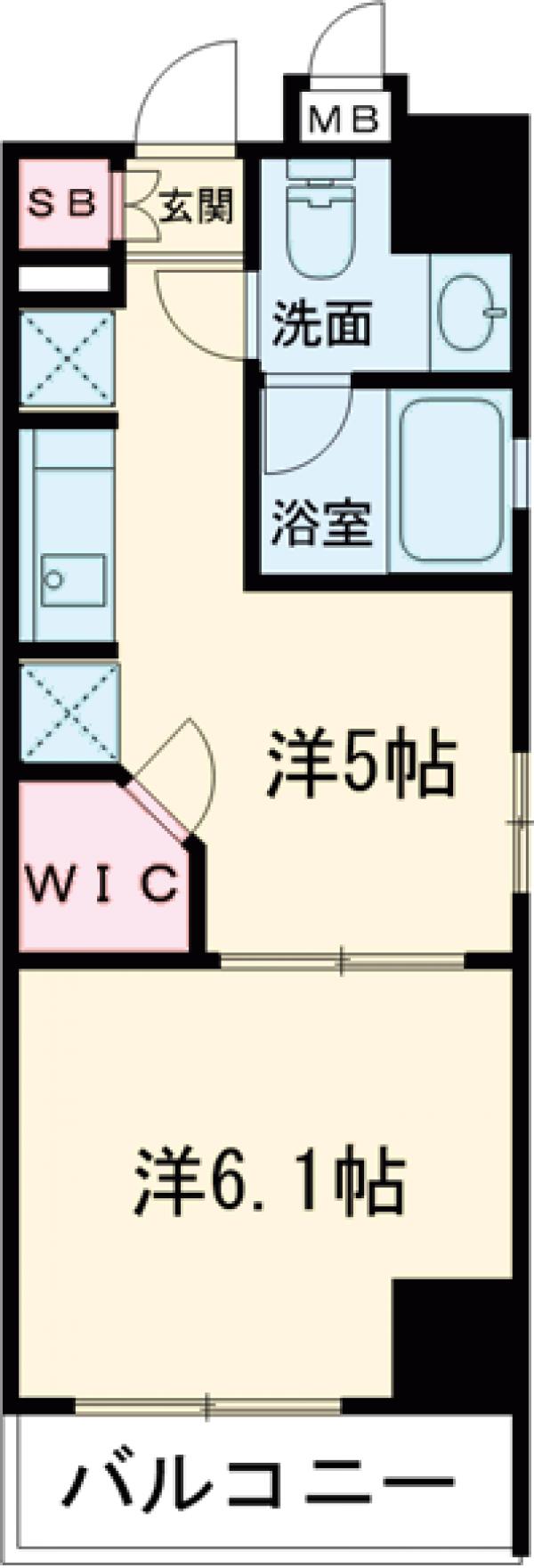 XEBEC東日暮里Southの間取り