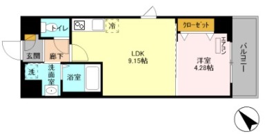 プリムヴェールの間取り