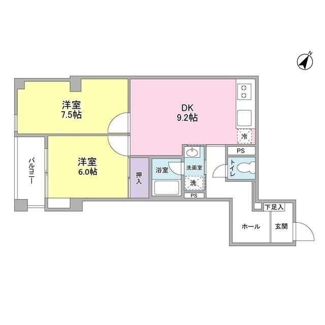 長津田ポストビルの間取り