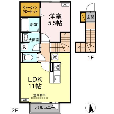 サンルミエールCの間取り