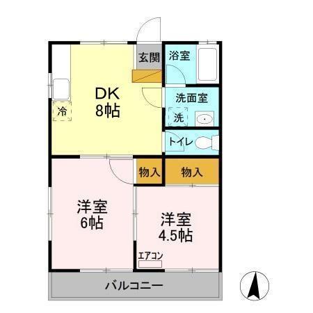 サンモールの間取り