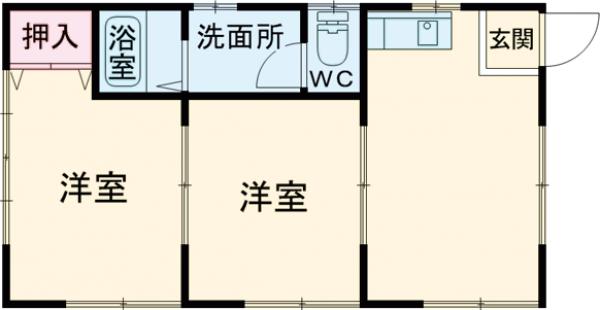 コーポ東塙田の間取り
