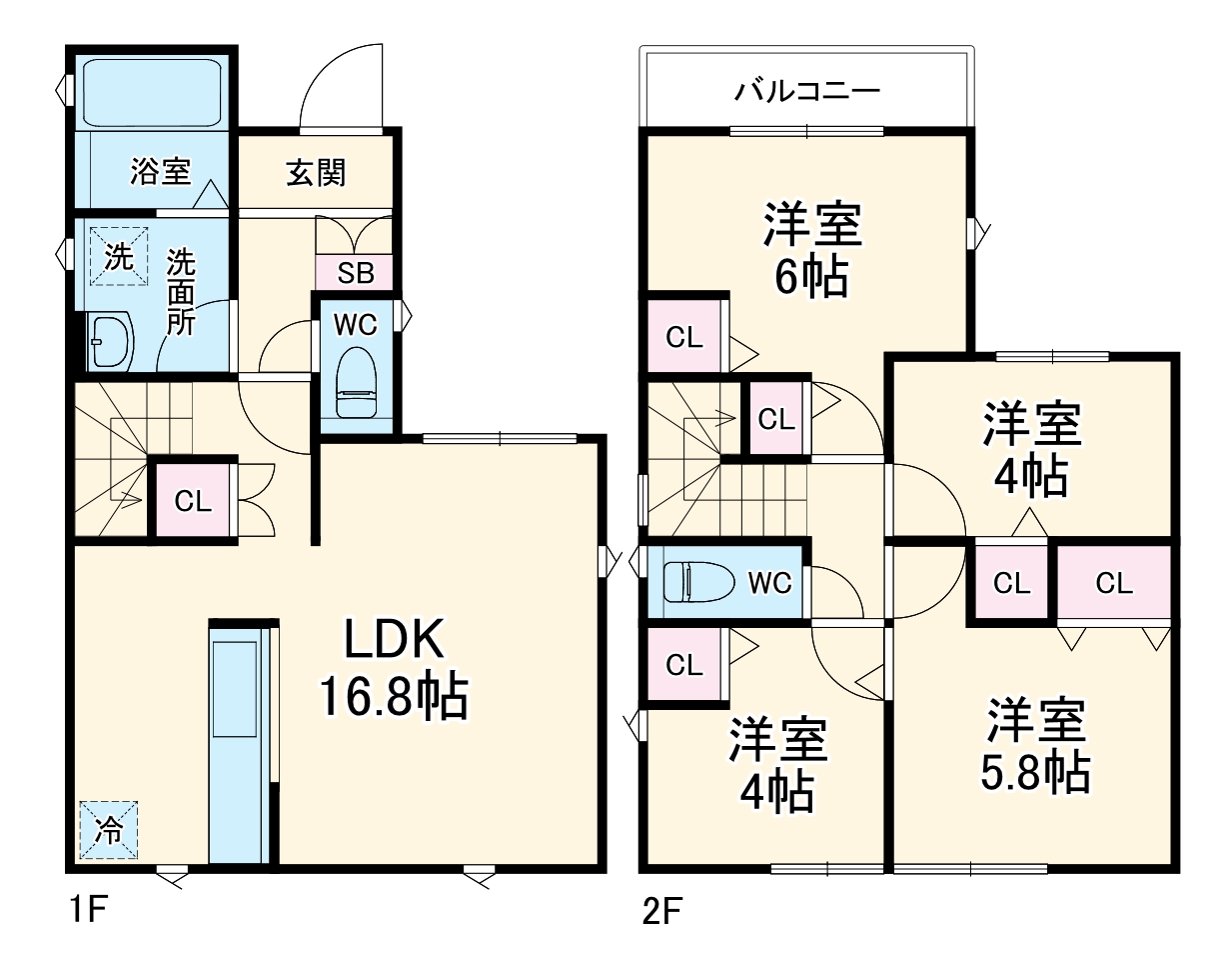Kolet茅ヶ崎萩園#04の間取り
