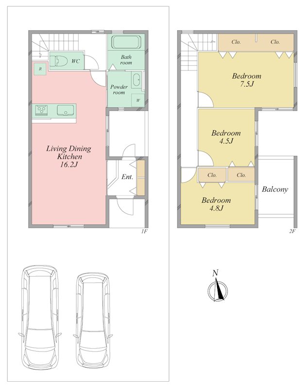 ブリアシエル神立の間取り