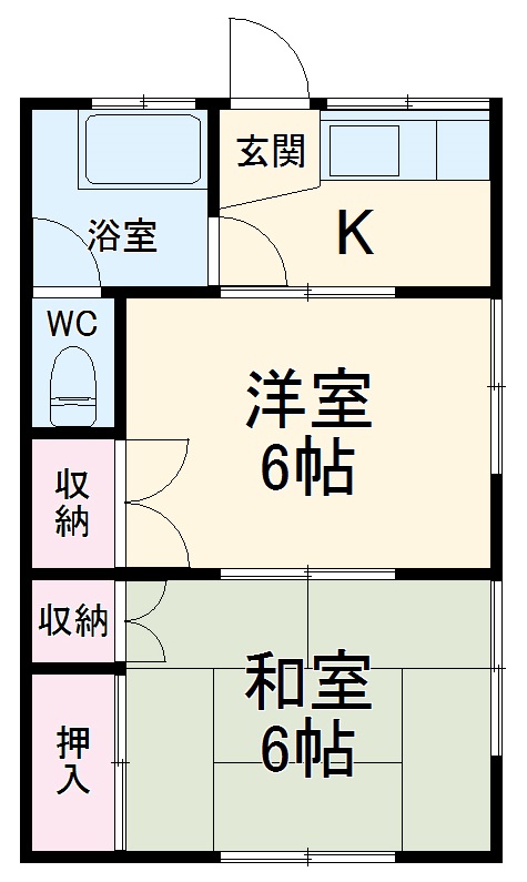 グリーンコーポBの間取り