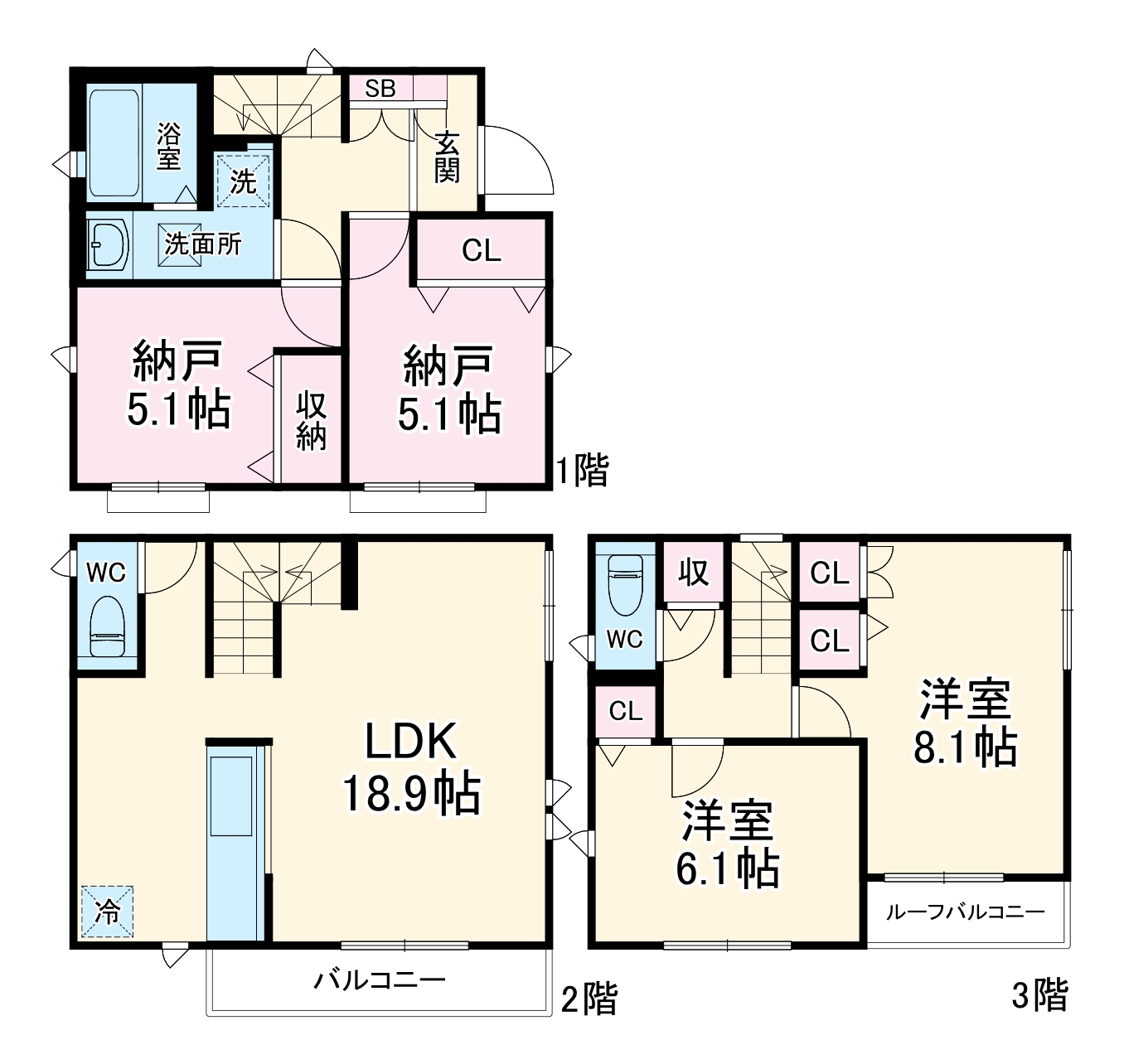 Kolet東浦和#19の間取り