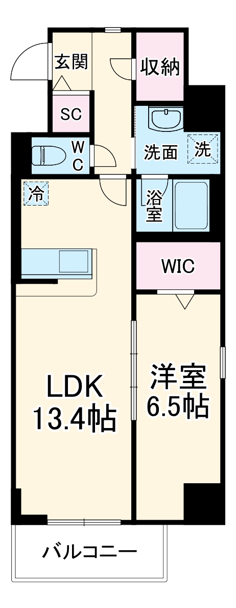 Prime Cozyの間取り