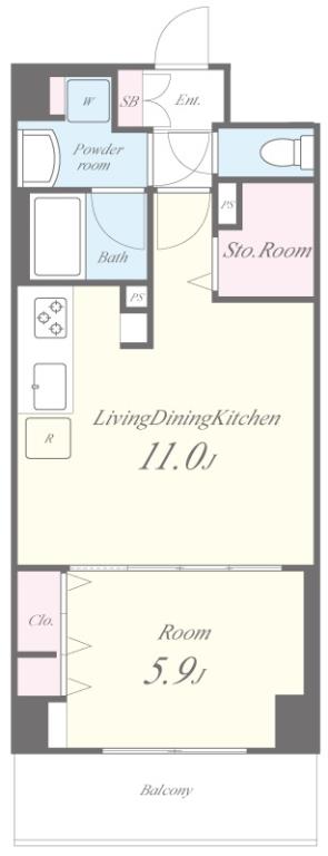 lunaire六町の間取り