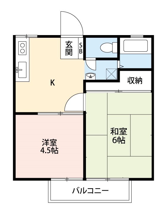 オオクマハイツの間取り