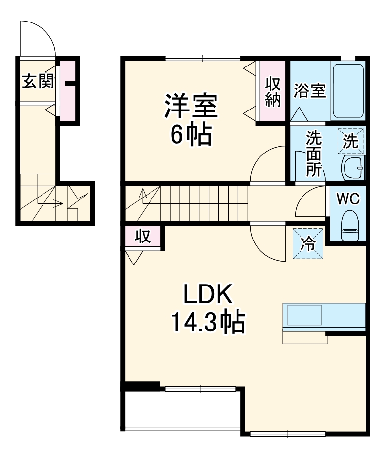 サニーウェルの間取り