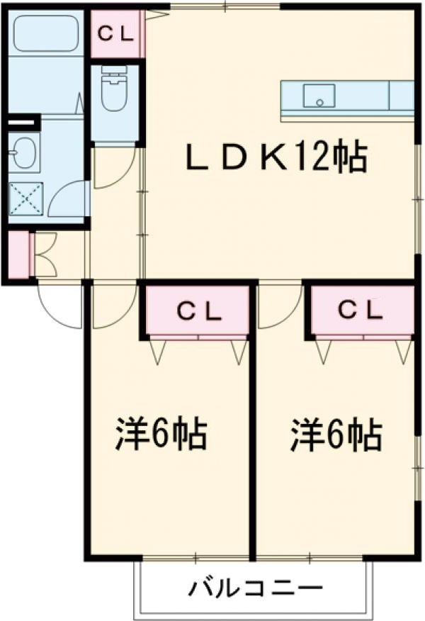 クイーンハイツGの間取り