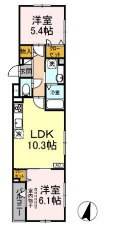 Nanala緑町の間取り
