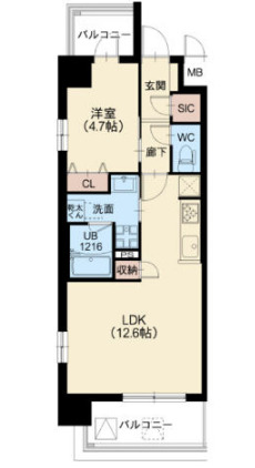 スプランディッドⅧの間取り