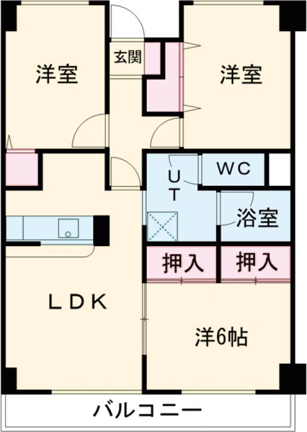 アーバンコートKの間取り
