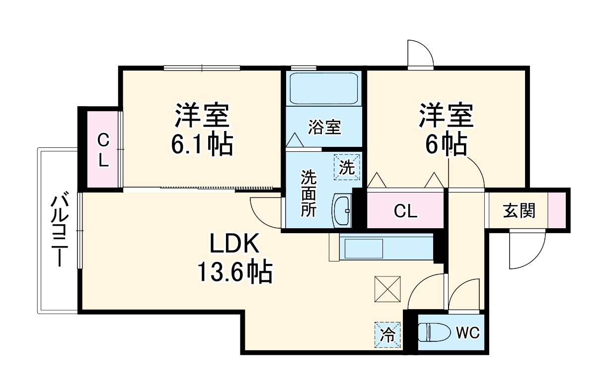 Salice K(サリチェ ケー)の間取り