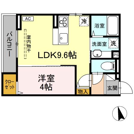 Asset-Court羽衣町の間取り