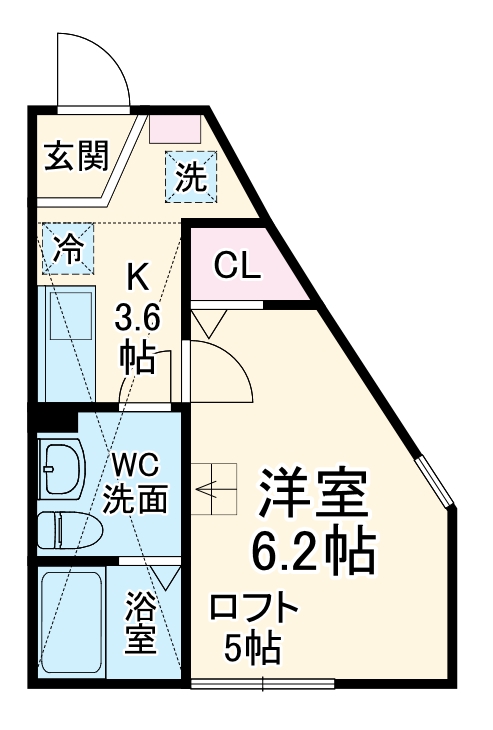 シュヴァルクラジュー横浜鴨居の間取り