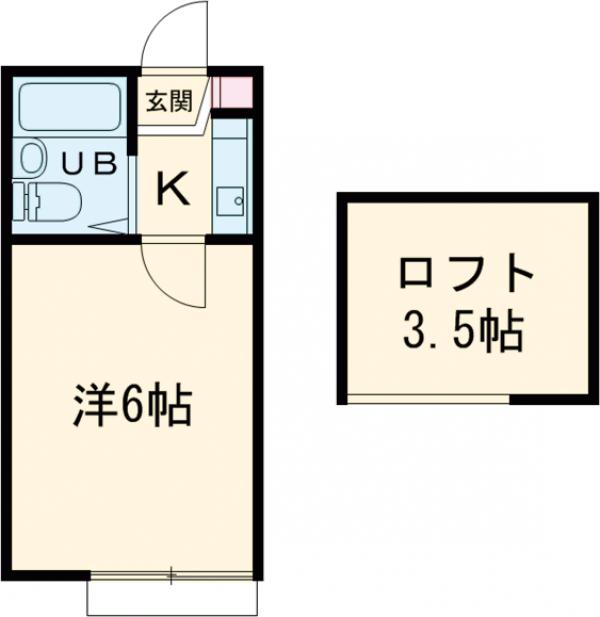 城山ハウスの間取り