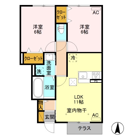 コンクパールの間取り