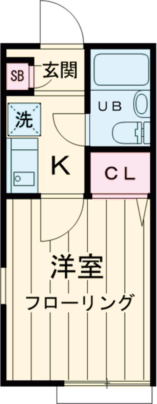 OZ壱番街Cの間取り