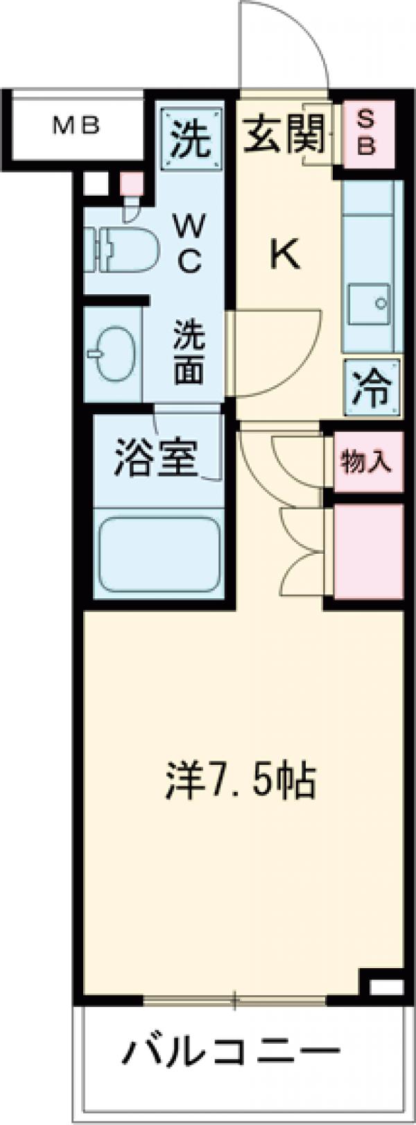 パークハビオ武蔵小山の間取り