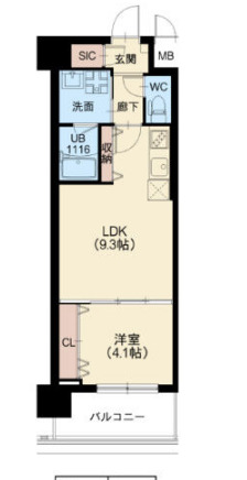 スプランディッドⅧの間取り