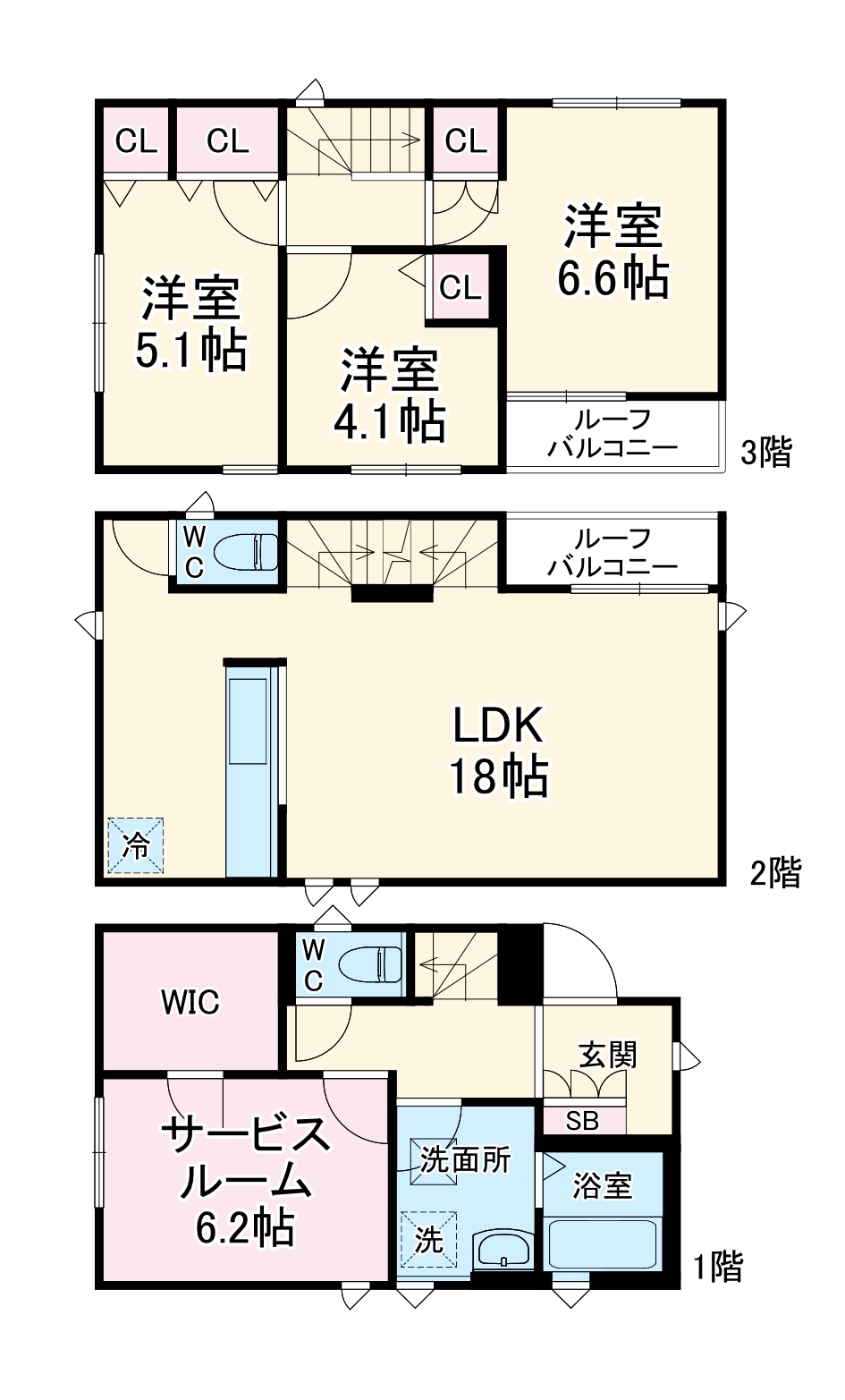 Kolet藤沢城南#04の間取り
