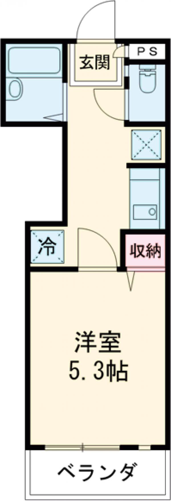 マリオン駒場の間取り