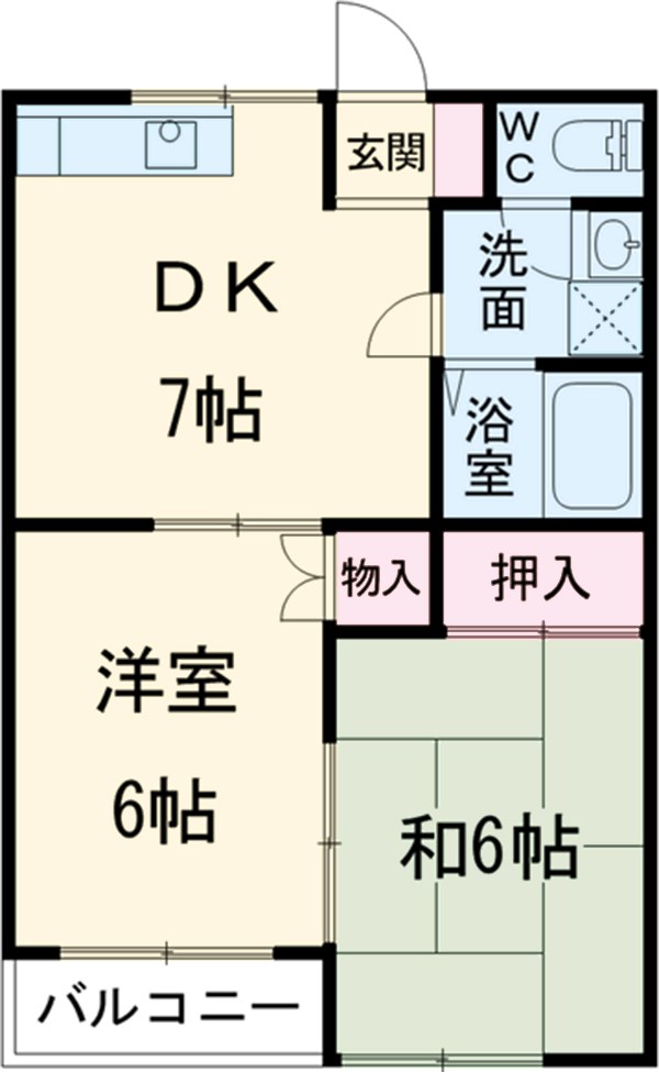 コーポ村田Ⅱの間取り
