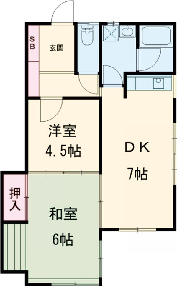 ベルビュー泉の間取り