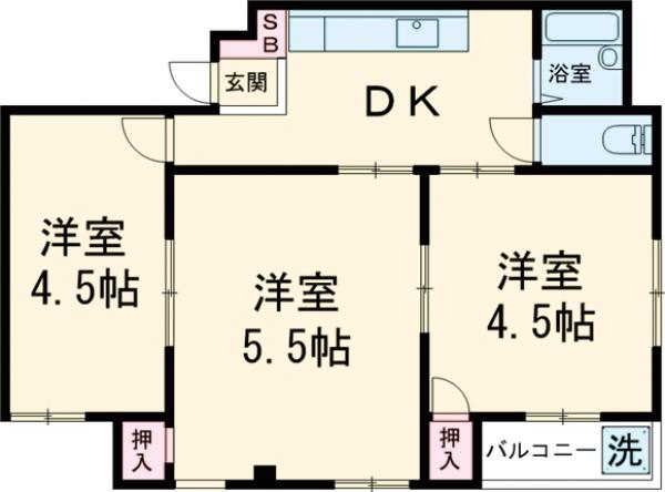 山根ビルの間取り